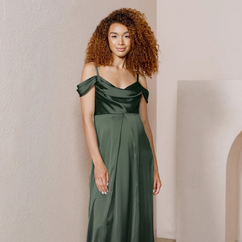 Revelry Maternity Sienna Satin Gown